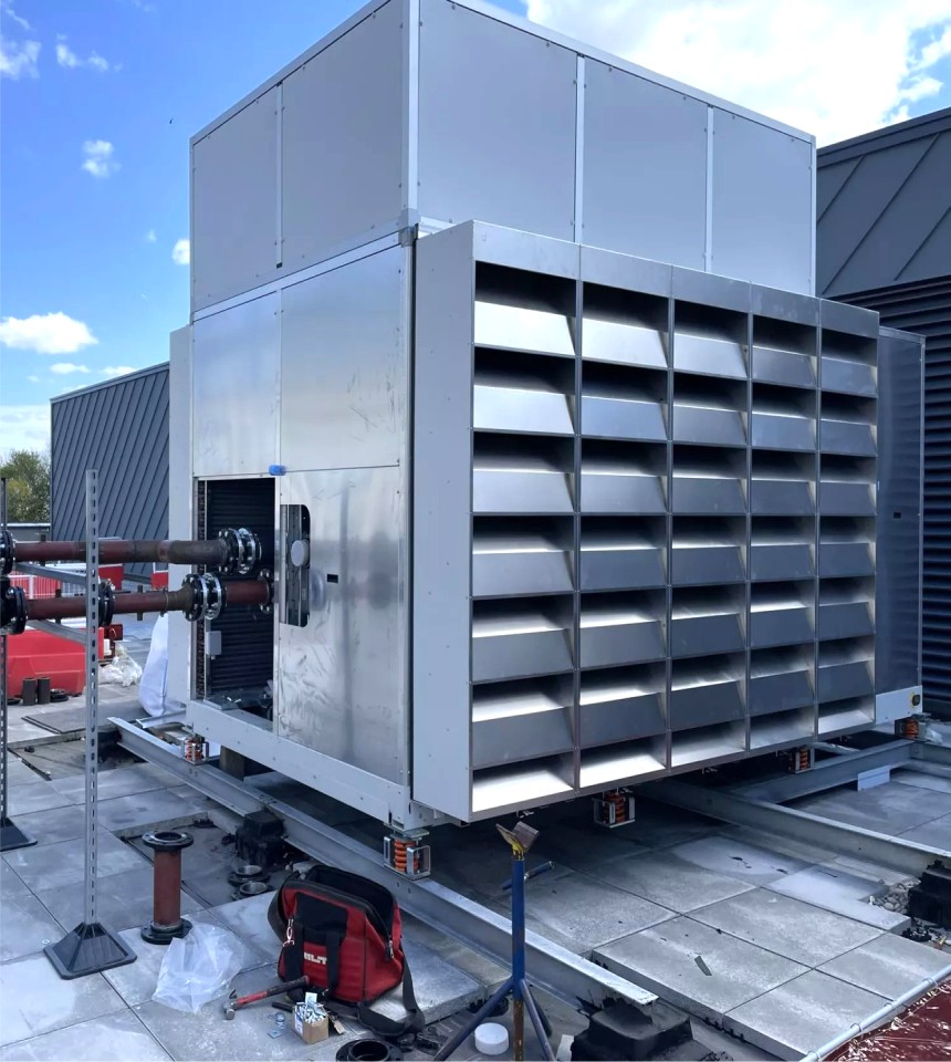 Air Circulation And Noise Reduction Equipment Room